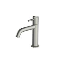Hotbath Archie Fonteinkraan - Opbouw - Uitvoering IX - Geborsteld RVS - Roestvrijstaal - 160 mm - Waterbesparend - thumbnail