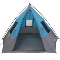 Tent met dak Anders Blauw en Zwart 383 x 338 x 217 cm Polyester - thumbnail