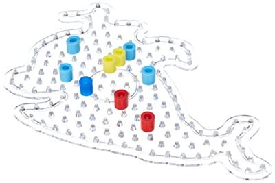 Hama Maxi Strijkkralen Dolfijn 250 Stuks