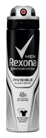 Rexona Rexona Men Invisible Black+White Anti White Marks Deodorant - 150ml - thumbnail