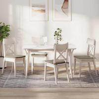 VidaXL Zitkussens 4 pcs taupe 40 x 40 x 3 cm microvezel stof - thumbnail