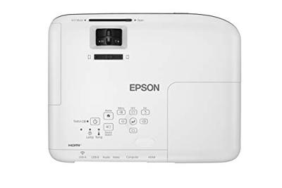 Epson EB-W51 3LCD-projector (WXGA 1.280x800p, 4.000 lumen wit- en kleurhelderheid, contrastverhouding 16.000:1, optionele WLAN, HDMI),WXGA 1.280 x 800p,kleur