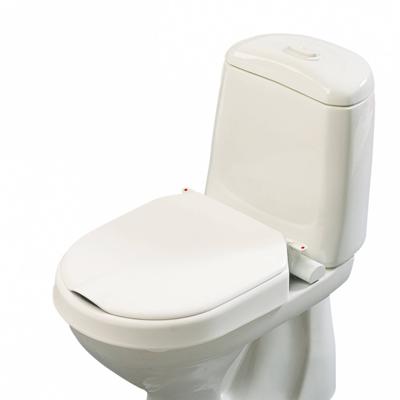 Toiletverhoger Etac Hi-Loo Vastgemonteerd met Deksel 6 cm Wit (draagvermogen tot 150 kg)