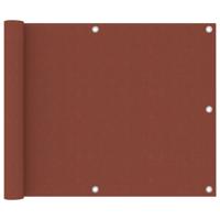 VidaXL Balkonscherm 75x300 cm oxford stof terracotta - thumbnail