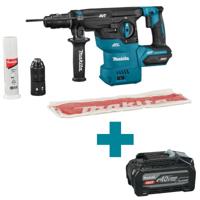 Makita HR009GZ Accu combihamer SDS-Plus 3,9J + snelwisselboorkop XGT 40V Max Basic Body - thumbnail