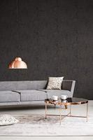 Livingwalls New Walls zwart behang | 374314 - thumbnail