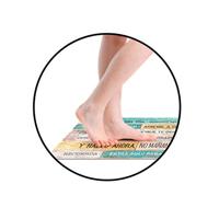 Tapijt Stor Planet Multicolour Mozaïek 100 % PVC (45 x 75 cm) - thumbnail