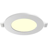 LED Downlight Inbouwspot Dimbaar - Brinton Thin - 4W 280lm 120° Bundelhoek - Warm Wit 3000K - IP40 - Rond - Wit - Ø85mm Buitenmaat - Ø70mm Zaagmaat - thumbnail