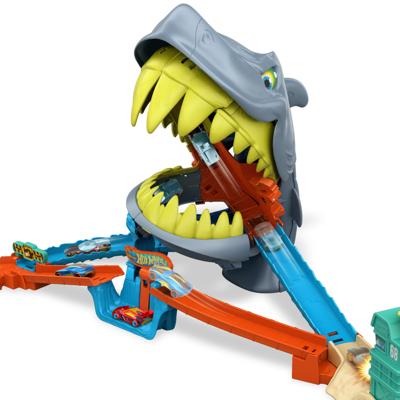 Hot Wheels City Shark Chomp Beach racebaan