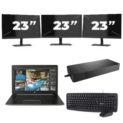 Lenovo Thinkpad L13 G3 - Intel Core i5-13e Generatie - 13 inch - 16GB RAM - 256GB SSD - Windows 11 Home + 3x 23 inch Monitor Lenovo Thinkpad L13 G3 - Intel Core i5-13e Generatie - 13 inch - 16GB RAM - 256GB SSD - Windows 11 Home + 3x 23 inch Monitor