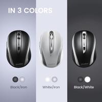 Perixx PERIMICE-721 WB Ergonomische muis Radiografisch Wit-zwart 5 Toetsen - thumbnail