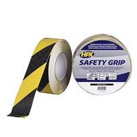 HPX Safety Grip - zwart /geel - 50mm x 18m - thumbnail