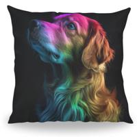 Kussen - Huisdier Portret - Golden Retriever 1 Color - Pillow Buddies - thumbnail