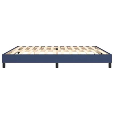 Bedframe zonder matras stof blauw 200x200 cm