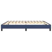 Bedframe zonder matras stof blauw 200x200 cm - thumbnail