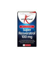Lucovitaal Super Resveratrol 100mg 30Capsules - thumbnail