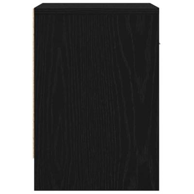 Nachtkastje met lade 39x28x41 cm zwart