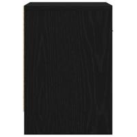 Nachtkastje met lade 39x28x41 cm zwart - thumbnail