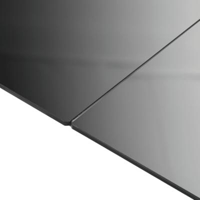 Tuintafel 150x90x74 cm aluminium en glas zwart Tuintafel 150x90x74 cm aluminium en glas zwart