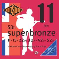 Rotosound SB11 Super Bronze set gitaarsnaren 011 - 052 - thumbnail