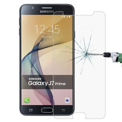 Voor Galaxy J7 Prime 0 26 mm 9H oppervlaktehardheid 2.5D explosieveilige getemperd glas scherm Film