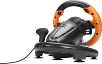 SpeedLink DRIFT O.Z. Racing Wheel Stuurwiel USB PC Zwart, Oranje Incl. pedaal - thumbnail