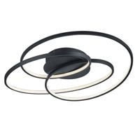 Trio Moderne PlafonnièreGale zwart - 673916032 - thumbnail