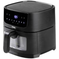 DOMO DO542FR Airfryer 4 l 1350 W Timerfunctie, Met display, Oververhittingsbeveiliging, Anti-aanbaklaag Zwart - thumbnail