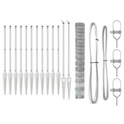 Weidehekwerk Zilver 25 x 1.2 m Gegalvaniseerd staal