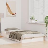 Bedframe Wit 80 x 200 cm Massief grenenhout - thumbnail