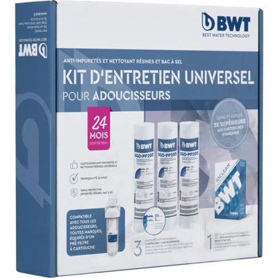 Onderhoudsset voor waterontharders - BWT - Universele set - 3 cartridges + 1 pak reinigingstabletten - 24 maanden / 2 jaar onderhoud Onderhoudsset voor waterontharders - BWT - Universele set - 3 cartridges + 1 pak reinigingstabletten - 24 maanden / 2 jaar onderhoud