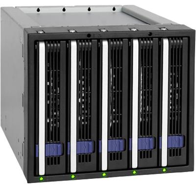 Icy Dock MB155SP-B 5x2,5 /3,5 SATA backplane voor 3x extern 5,25