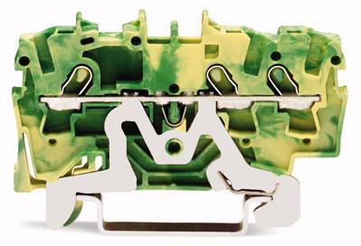 WAGO 2001-1307 Aardklem 4.20 mm Spanveer Toewijzing: Terre Groen, Geel 1 stuk(s)