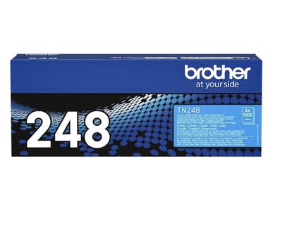 Brother toner, 1.000 pagina's, OEM TN-248C, cyaan Brother toner, 1.000 pagina's, OEM TN-248C, cyaan