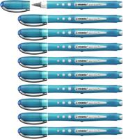 Rollerpen STABILO worker colorful 2019/41 medium blauw | 10 stuks - thumbnail
