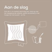 Beurer HK 77 Heaty cashmere-creme Elektrisch kussen Cream - thumbnail