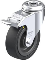 Blickle LKRA-VPA 101K-FI-EL Zwenkwiel met rem Wieldiameter: 100 mm Draagvermogen (max.): 80 kg 1 stuk(s) - thumbnail