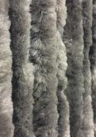 Vliegengordijn Kattenstaarten Grijs - 90cm x 220cm - thumbnail