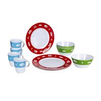 Bo-Camp Happy Camp melamine serviesset - 12-delig - thumbnail