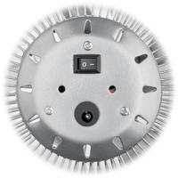 Bureauventilator - Ø13 centimeter - 16 centimer hoog - Mini USB ventilator - Kantelbaar - Met aan/uit schakelaar - Grijs - thumbnail