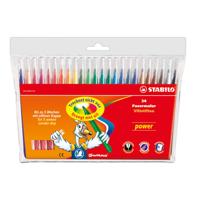 STABILO Power viltstift Medium Multi kleuren 24 stuk(s) - thumbnail