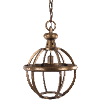 Industriële Hanglamp Stephano 1 Lichts 35 cm Vintage Brons - thumbnail