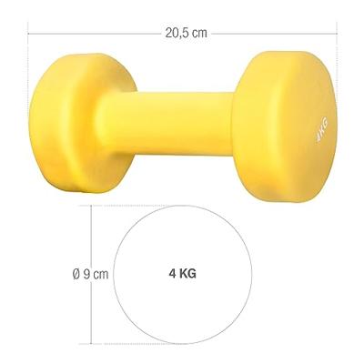 Vinyl Halterset 8 kg (2 x 4 kg)