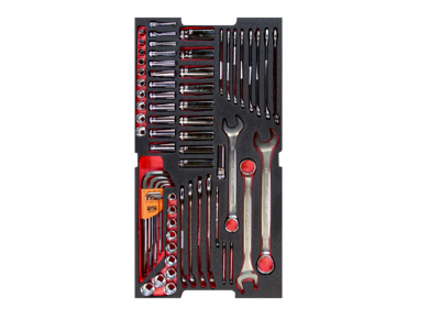 Bahco inlay koffer doppen 1/4, 3/8 | FF2B02