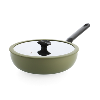 Enjoy wok Olijfgroen 28 cm