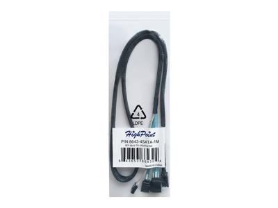 HighPoint mSAS Kabel 1xSFF8643->4xSATA adapter HighPoint mSAS Kabel 1xSFF8643->4xSATA adapter