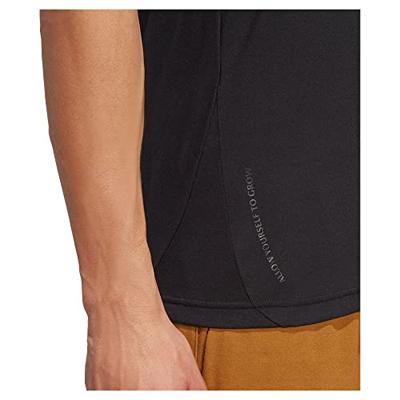 Heren Mouwloos T-shirt Adidas Base Zwart - Maat: M