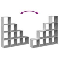 Kamerscherm / boekenkast 131,5x29x131,5 cm hout grijs sonoma - thumbnail