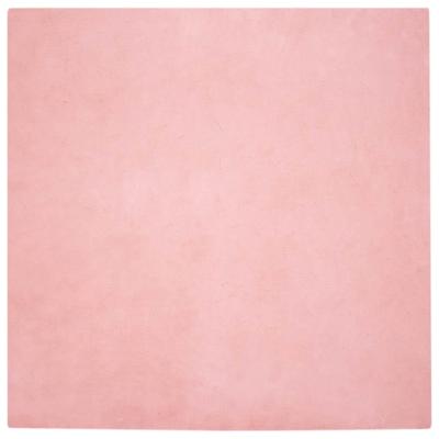 Nep Konijnenbont Tapijt Olite Roze 160 x 160 cm Polyester