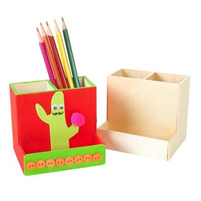 Colorations - versier je eigen houten bureauorganizer, set van 12